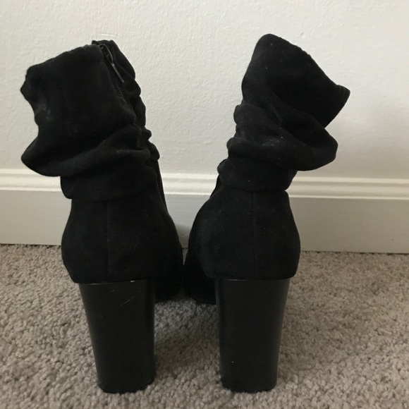 Just Fab - Black Booties - Picture 3 of 3